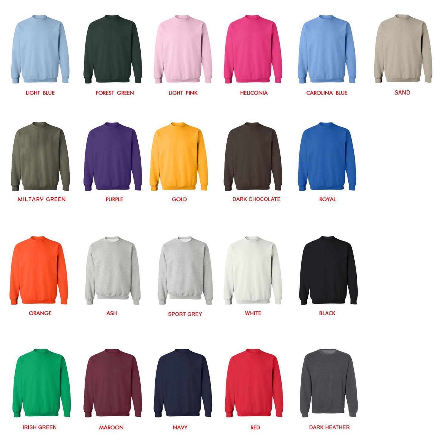 sweatshirt color chart - Danganronpa Gifts